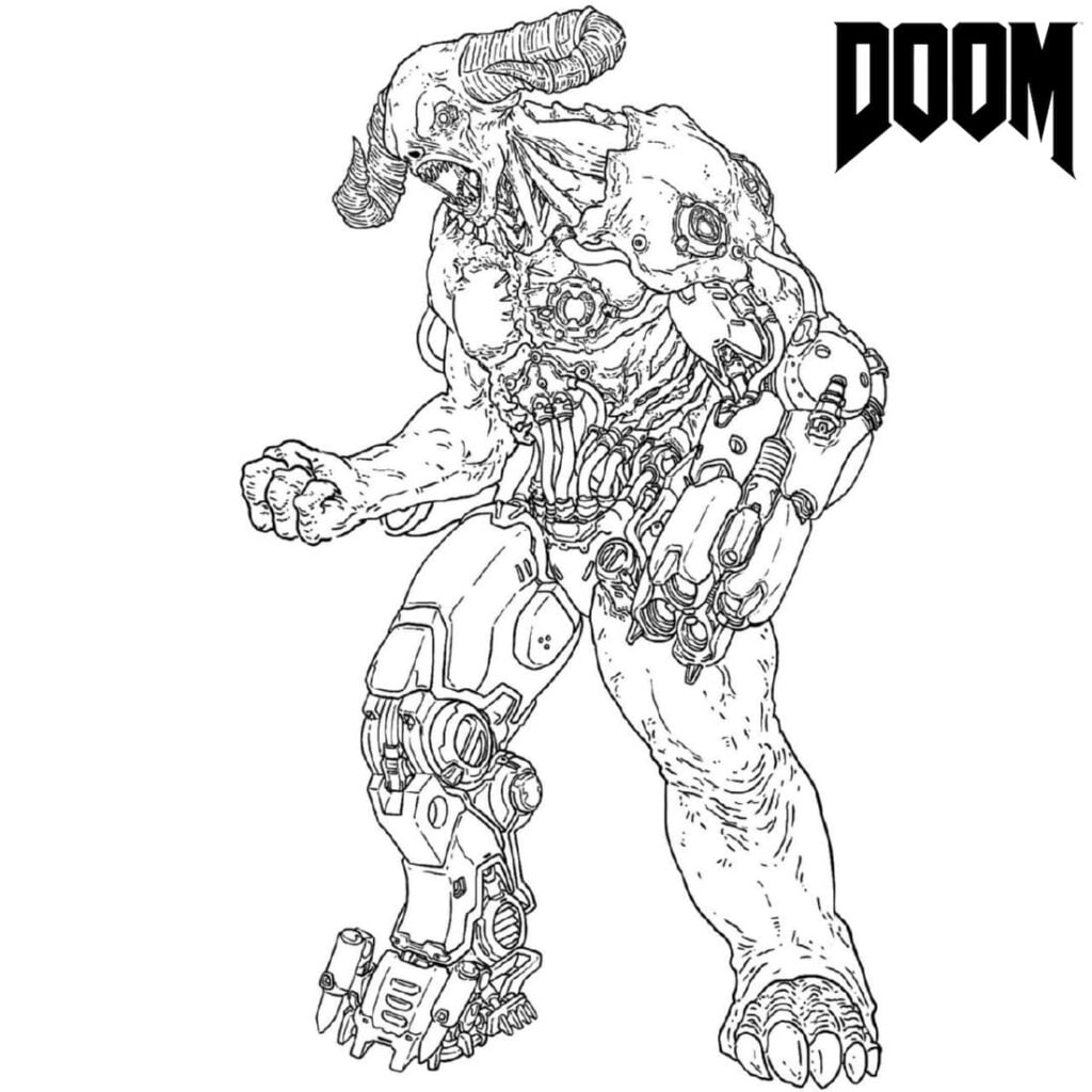 Doom kleurplaten