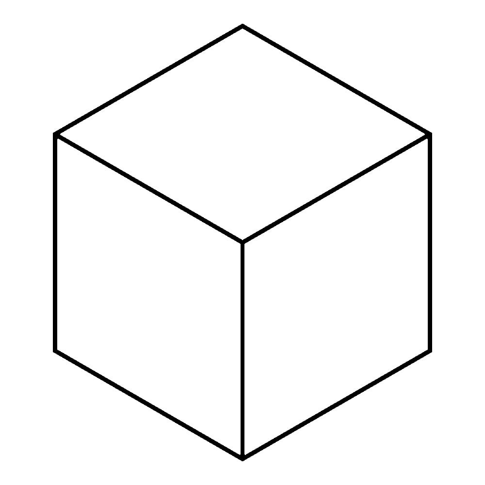 مكعب للتلوين، متوازي الأضلاع للمستطيل