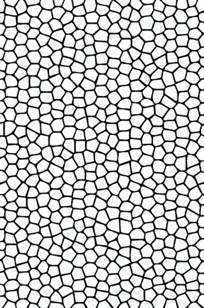 Mosaïque de cellules coloriage