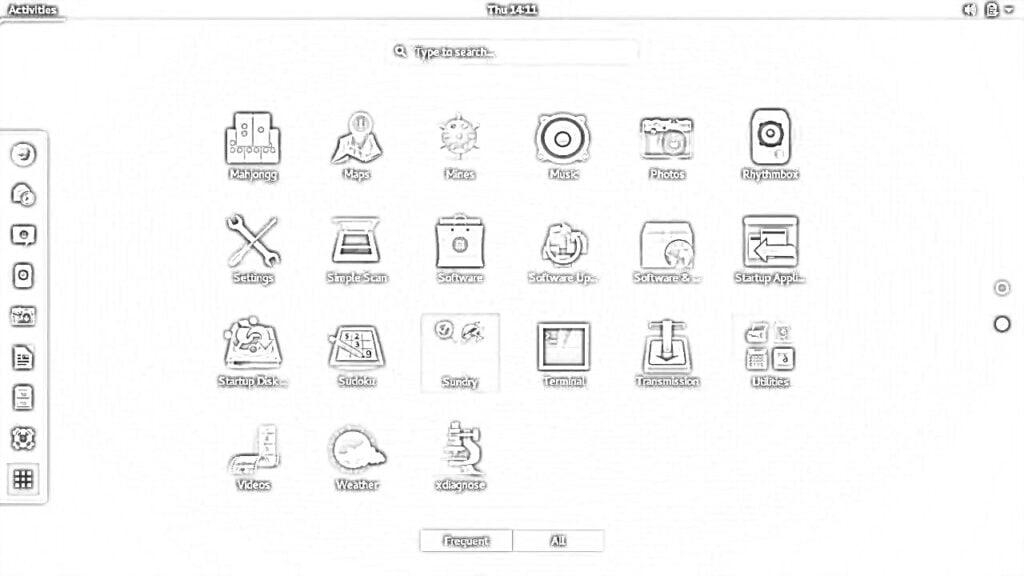 Linux spalvinti