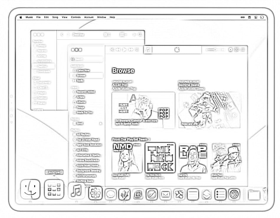 MAC OS värvimiseks