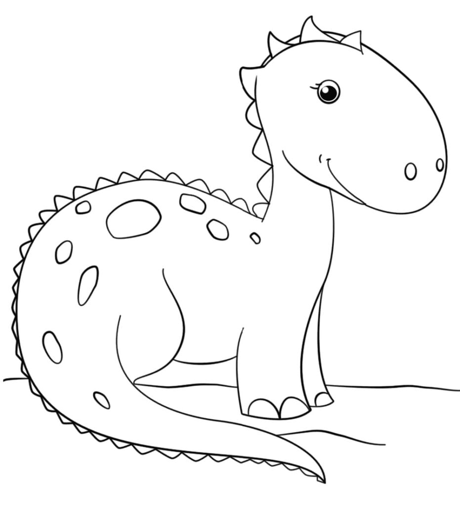 roztomilý dinosaurus
