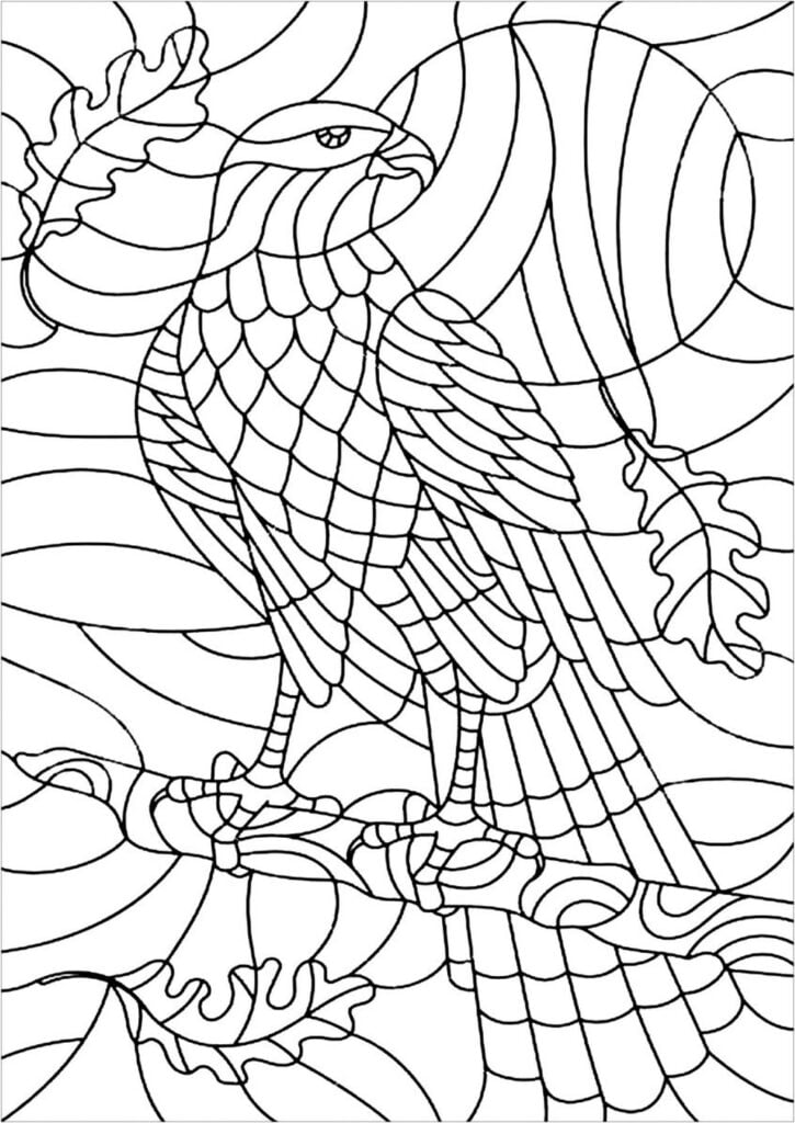 Aquila di mosaico