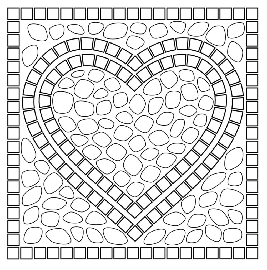 Cuore di mosaico