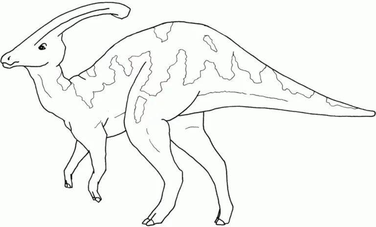 Parasaurus til at farve
