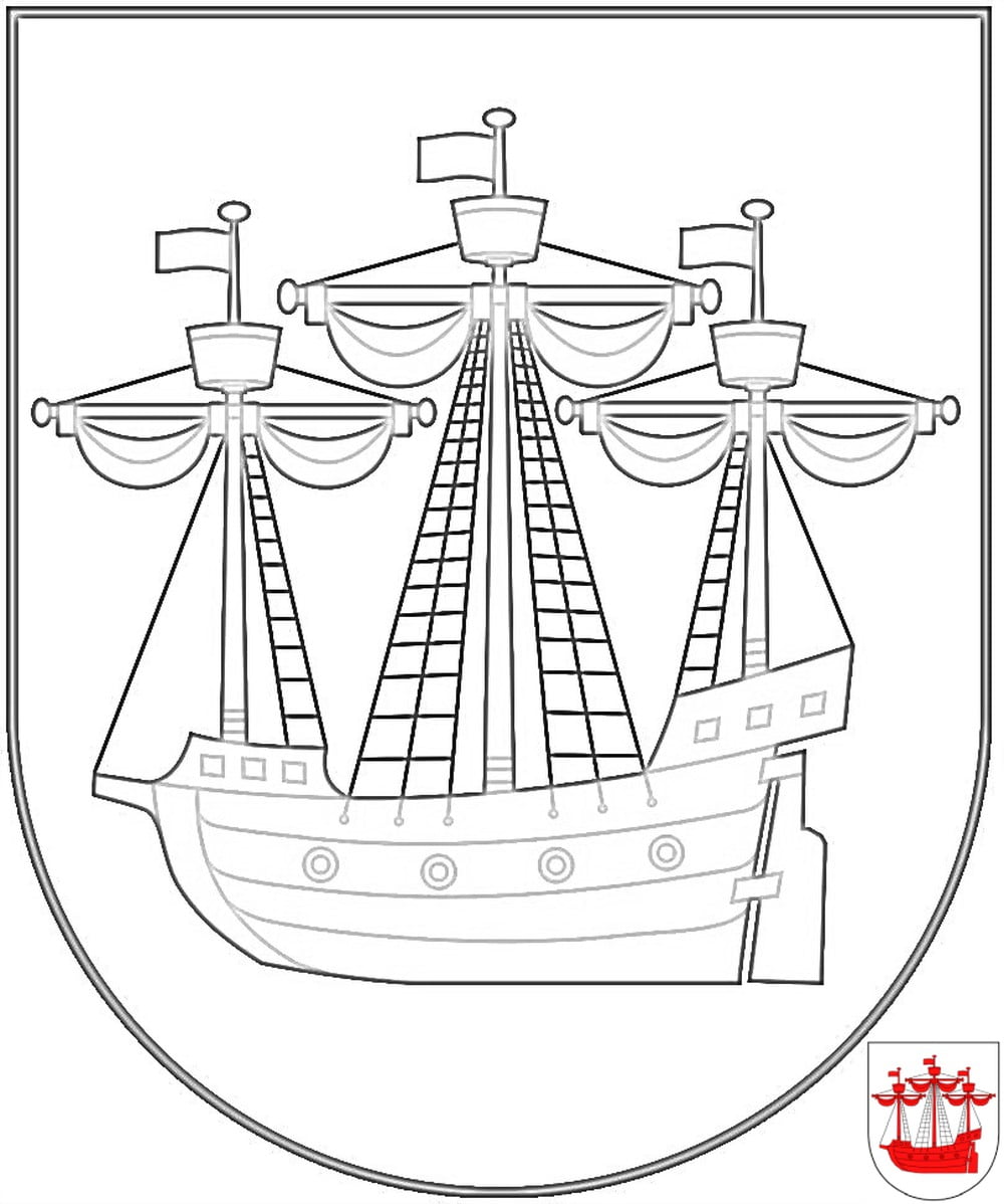  Wappen Ausmalbilder 💫 – PEPE.LT Illustration 