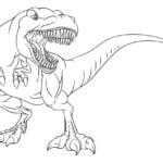 розмальовка динозаврів