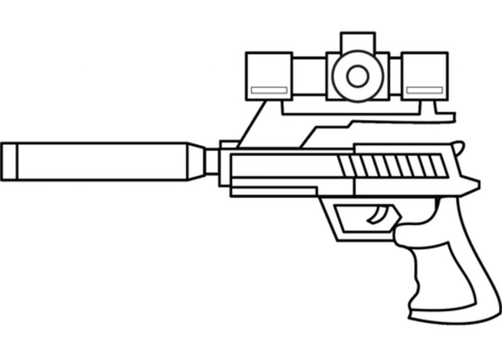 Pistol cu lunetă