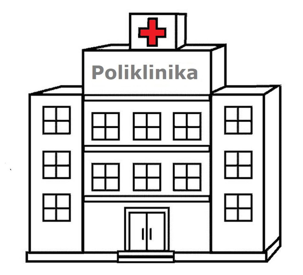 Poliklinikka värityskuvat