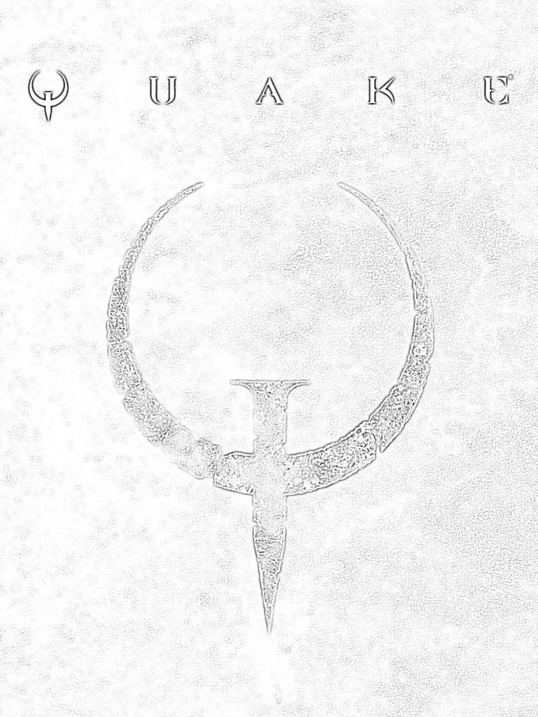 Розмальовка гри Quake.