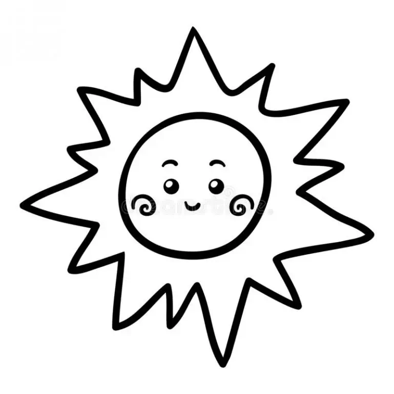 Solen er farget