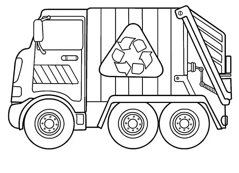 Camion à ordures