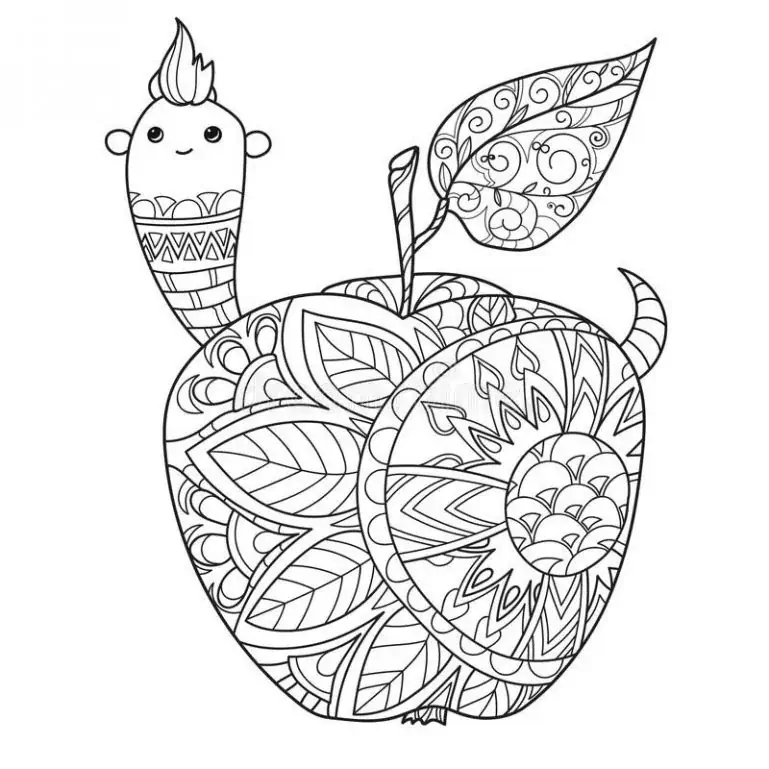 Mandala di verme lombrico