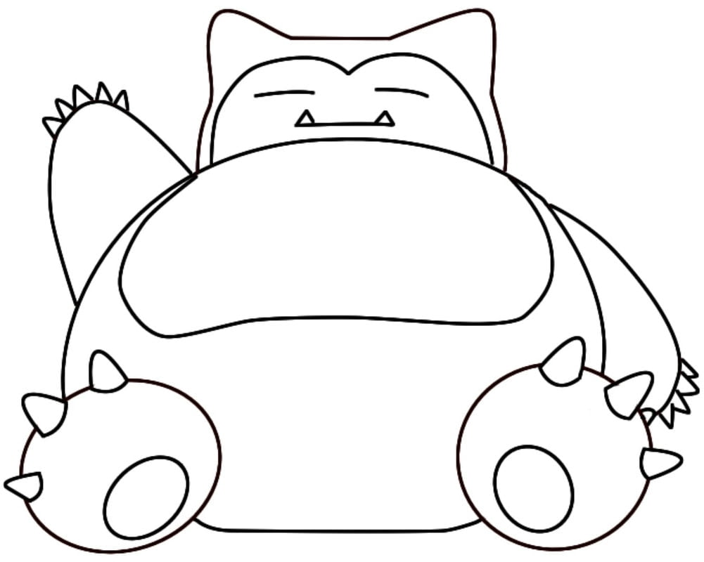 Snorlax litabækur