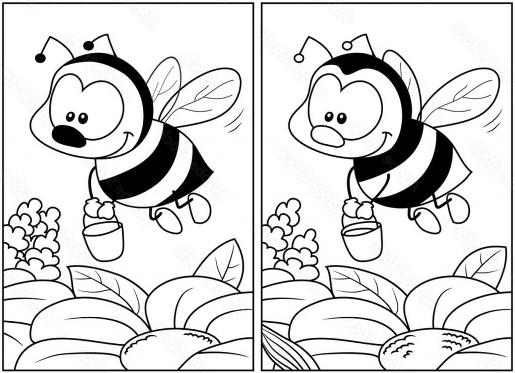 10 skirtumų bitė