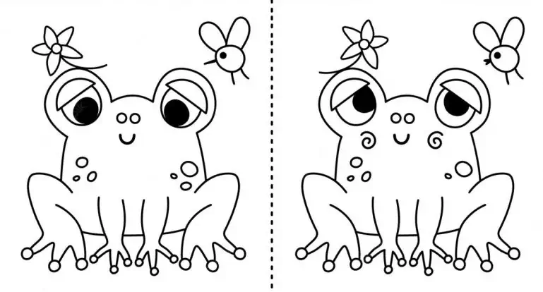 차이점 찾기 개구리