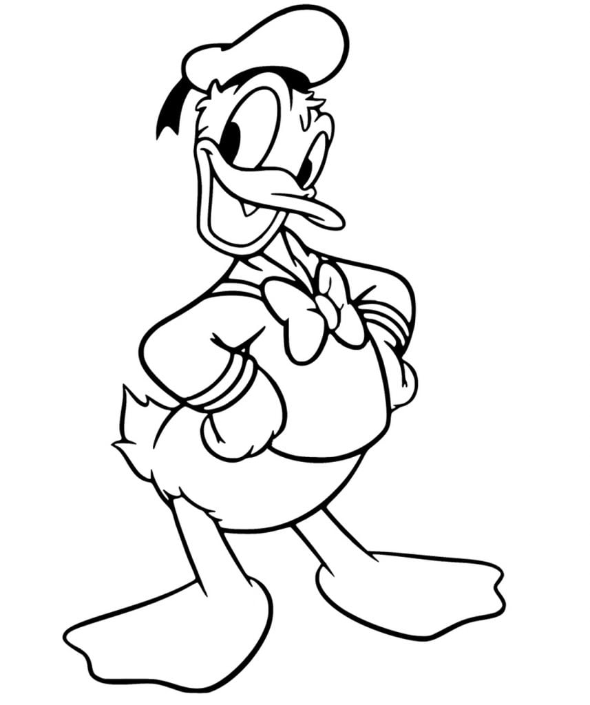 Donald Ducki värvimine