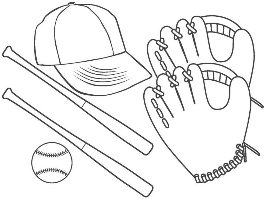 Kolorowanka baseballowa