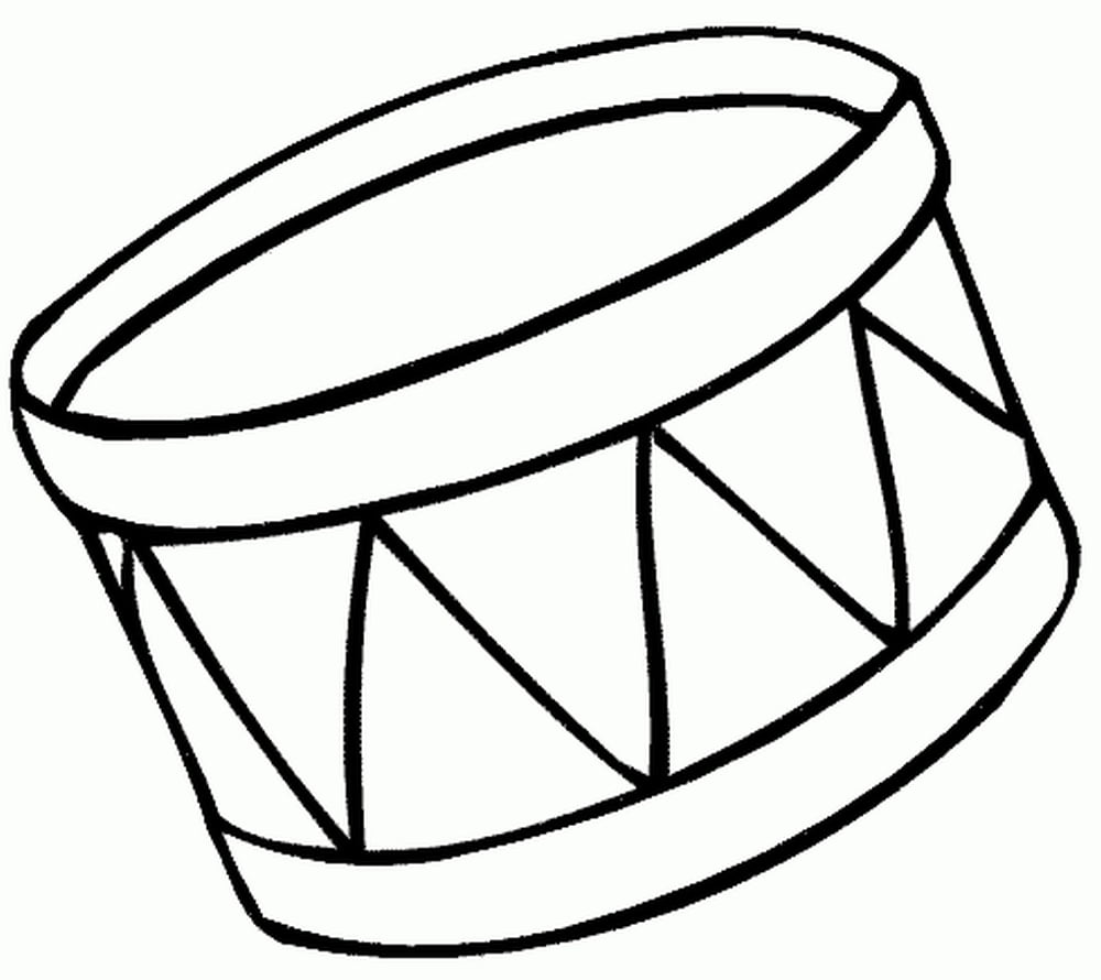 Crtanje bubnja bojanka