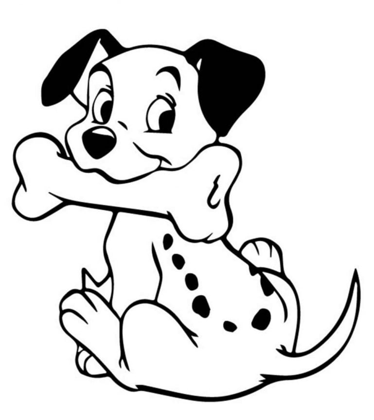 101 Dalmatians untuk mewarnai