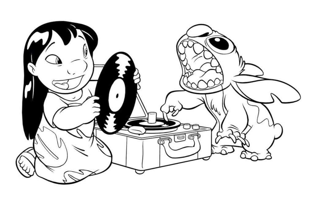 Lilo e Stitch para Colorir - Como Desenhar Bem Feito