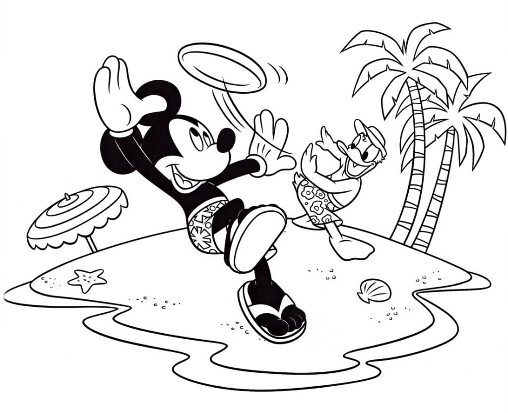 Donald na Mickey kuchorea