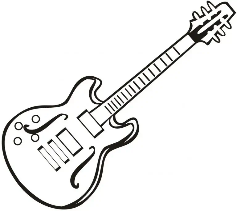 Elektrisk guitar billede