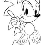 pour colorer Sonic