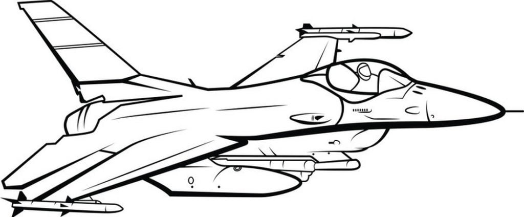F16 naikintuvas spalvinti
