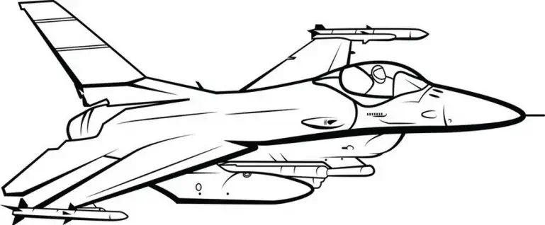 색상에 F16 전투기