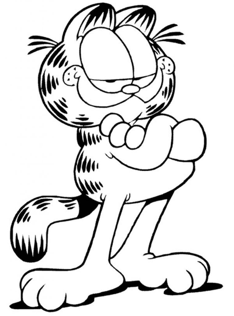 Garfield para colorear