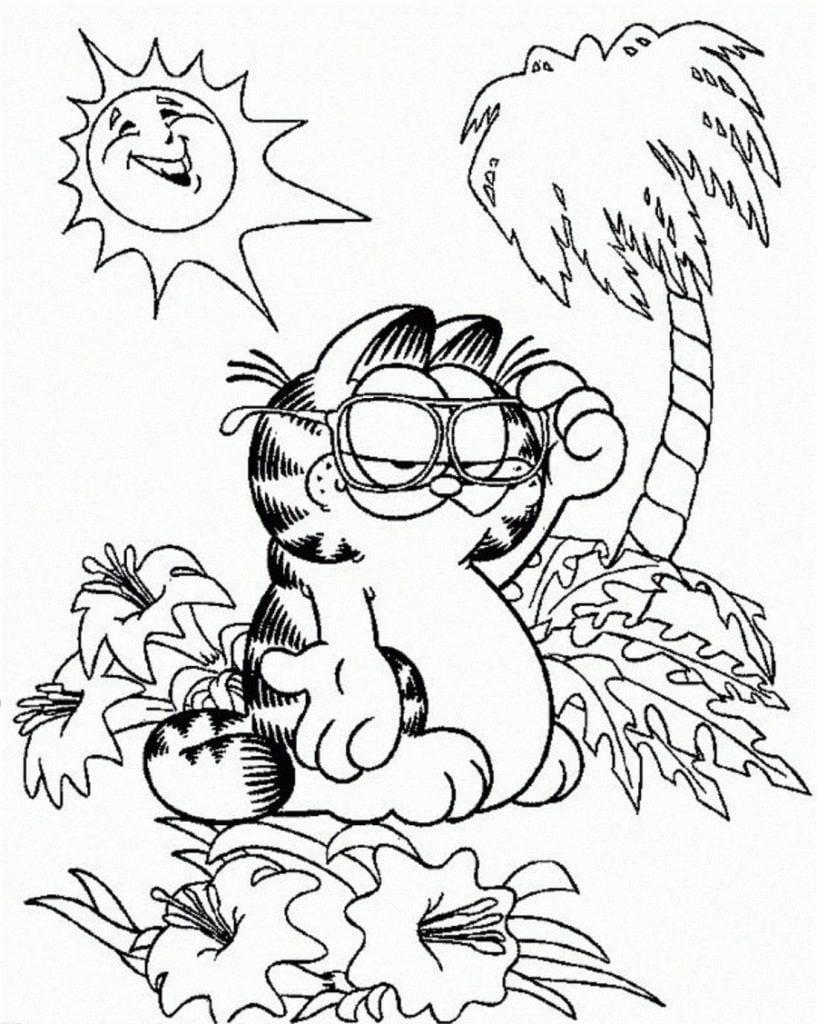 Garfield dans la nature