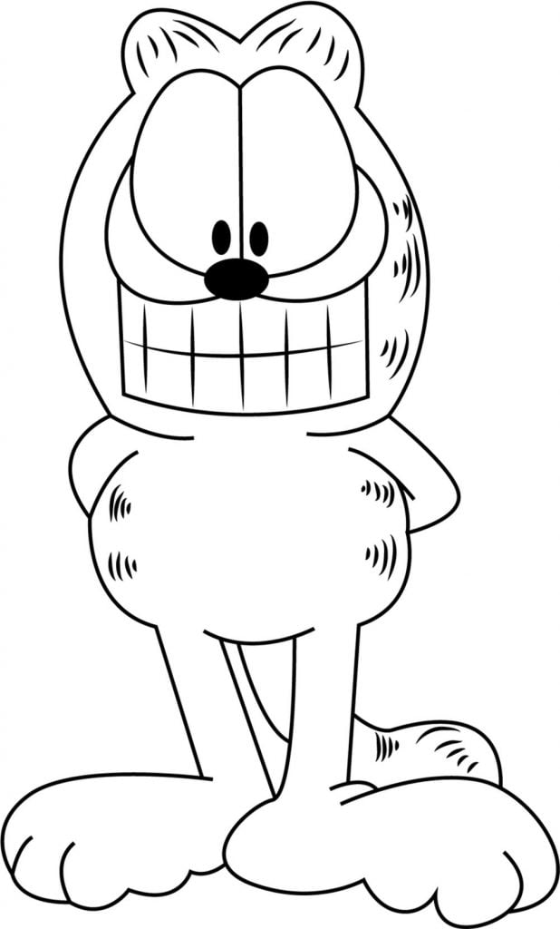 Garfieldas juokiasi