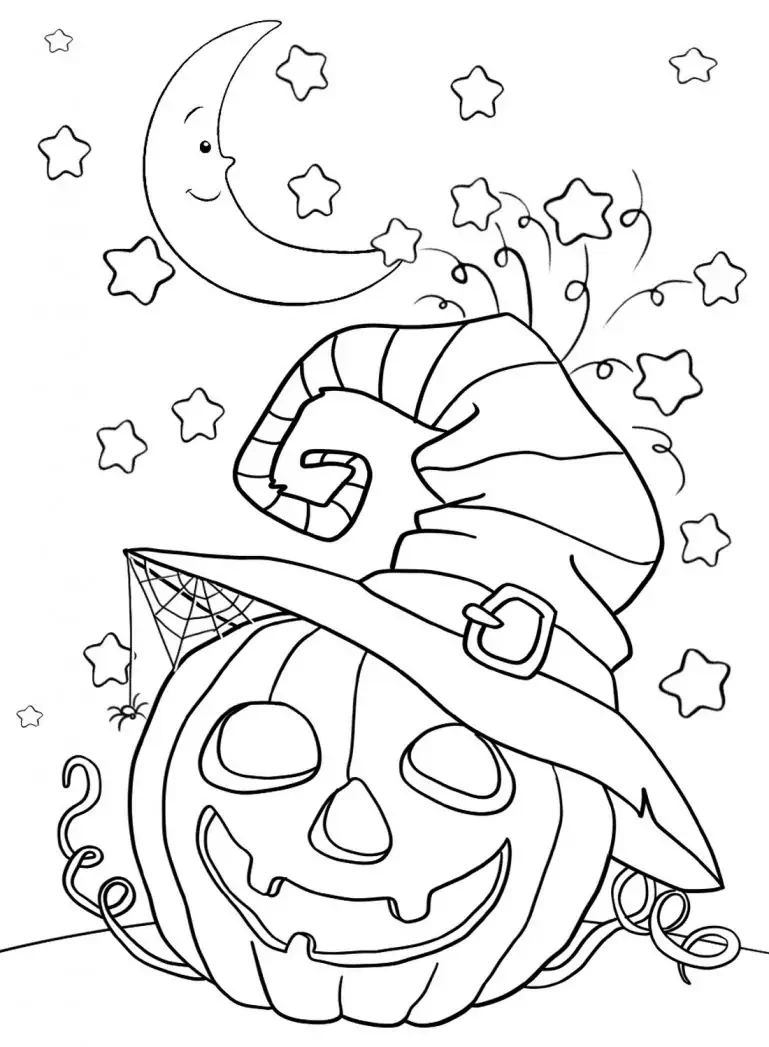 Halloween farvelægning