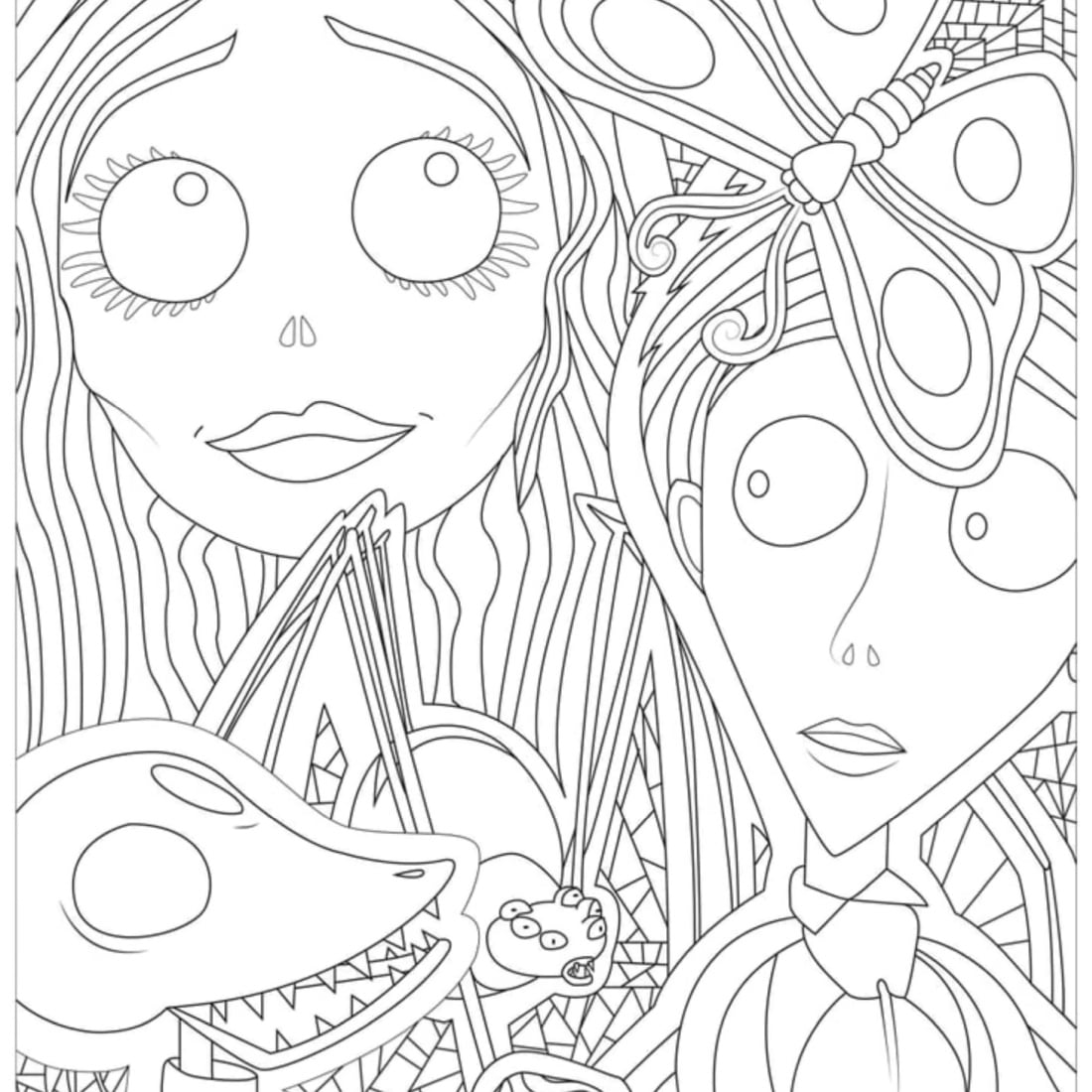  Foto zu Grusel Ausmalbilder 💀 – PEPE.LT 