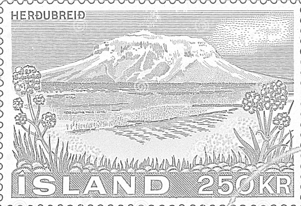 Herdubreid island 250kr ženklas