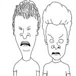 Beavis Butthead para colorir