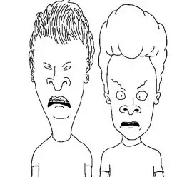 Beavis und Butthead Ausmalbilder