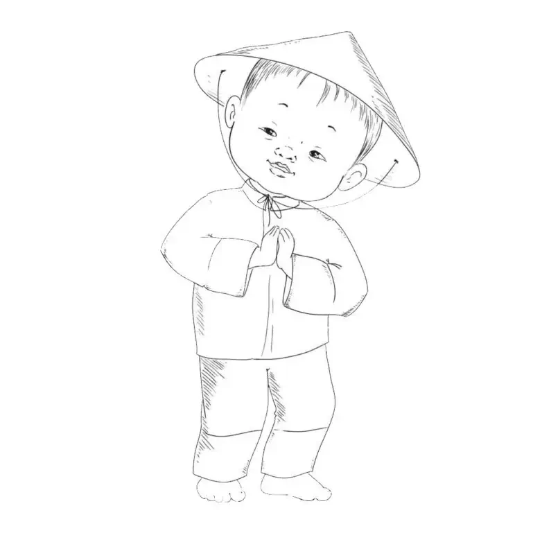 中国人の男の子