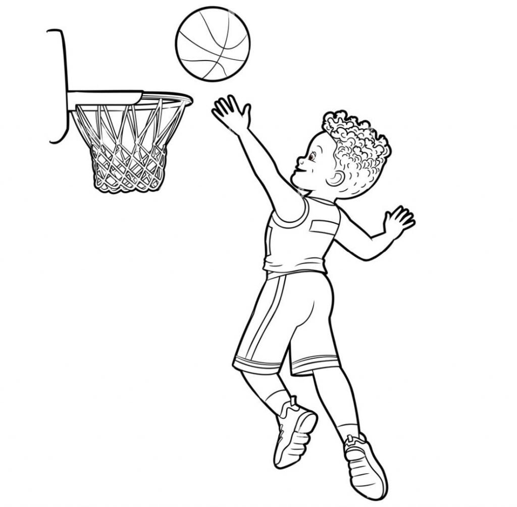 Basket coloriage