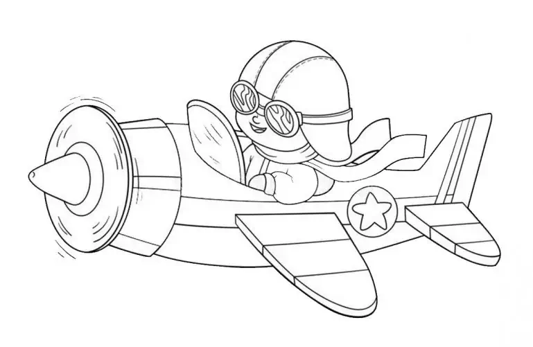  비행기 색칠 공부 🛩️