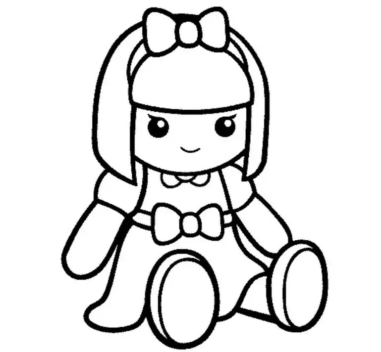 Doll kwa rangi