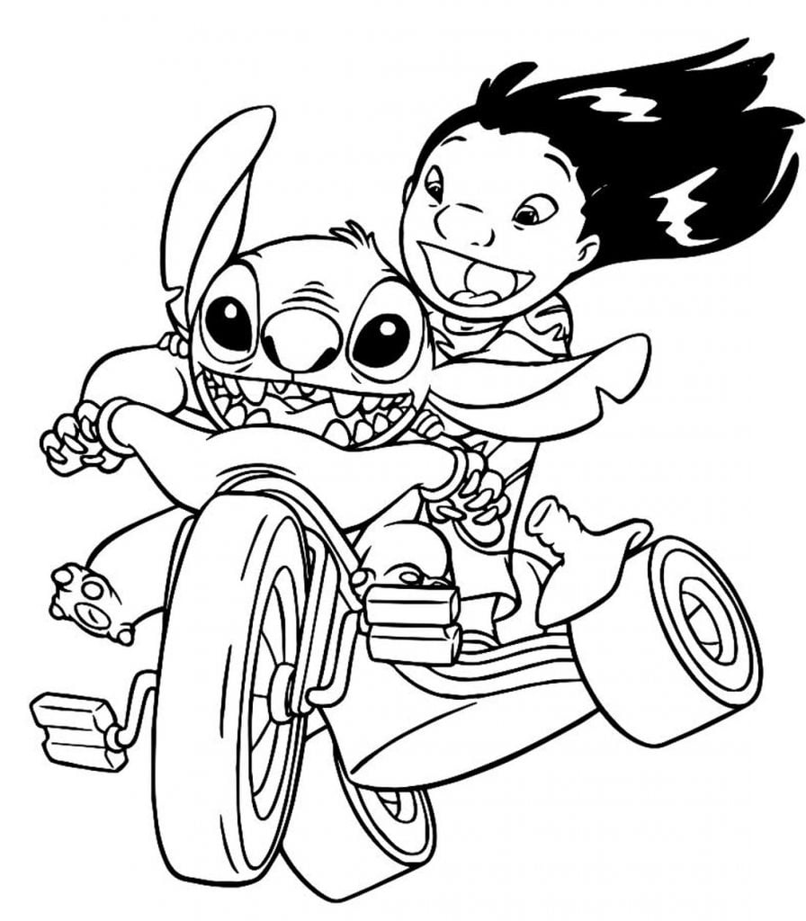 Lilo a Stitch jezdí