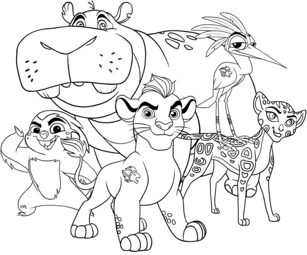 Imagen de El rey león y sus amigos