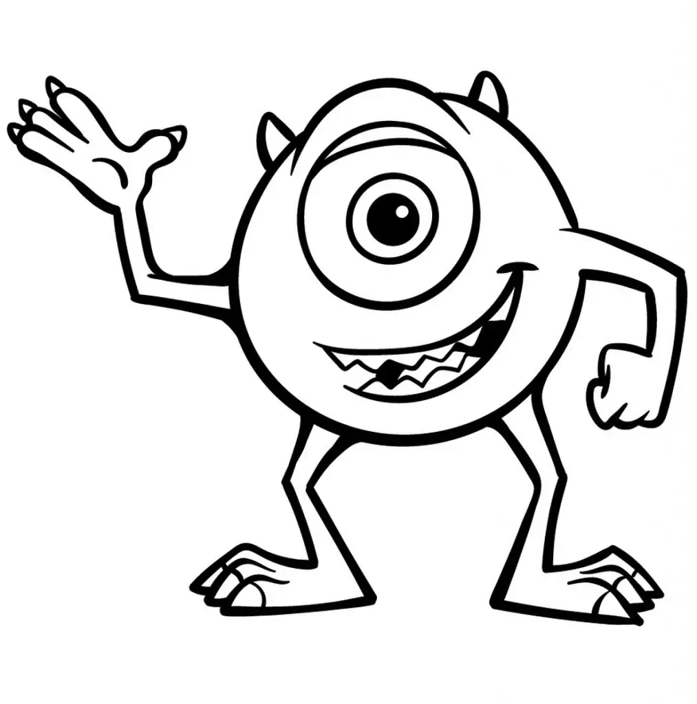 Mike Ausmalbilder