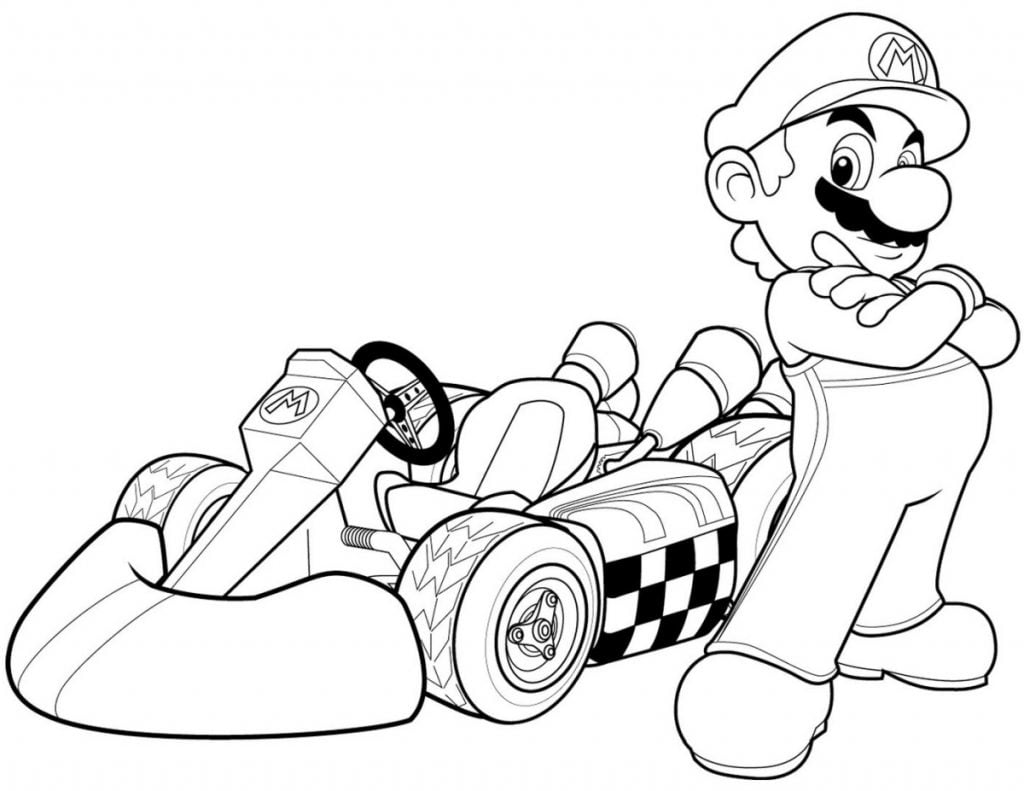 Mario Formula f1 pagkolor 