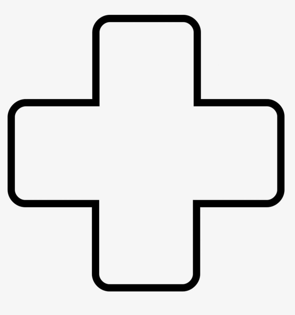 Медичний символ для розмальовки