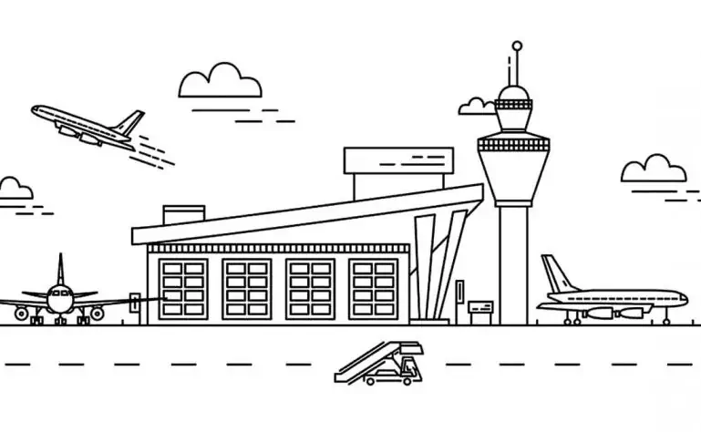 컬러 공항