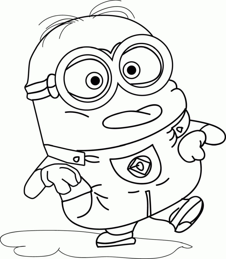 Minion para colorear