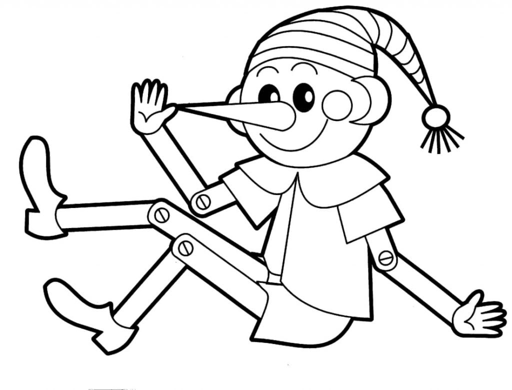 Pinocchio để tô màu